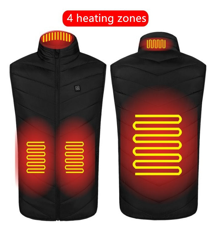 Washable USB heated vest for men and women